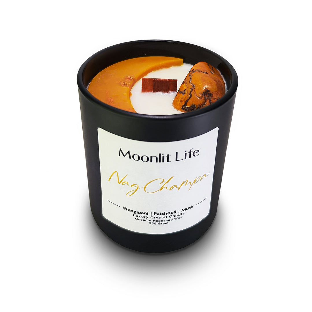 Nag Champa | Crystal Candle