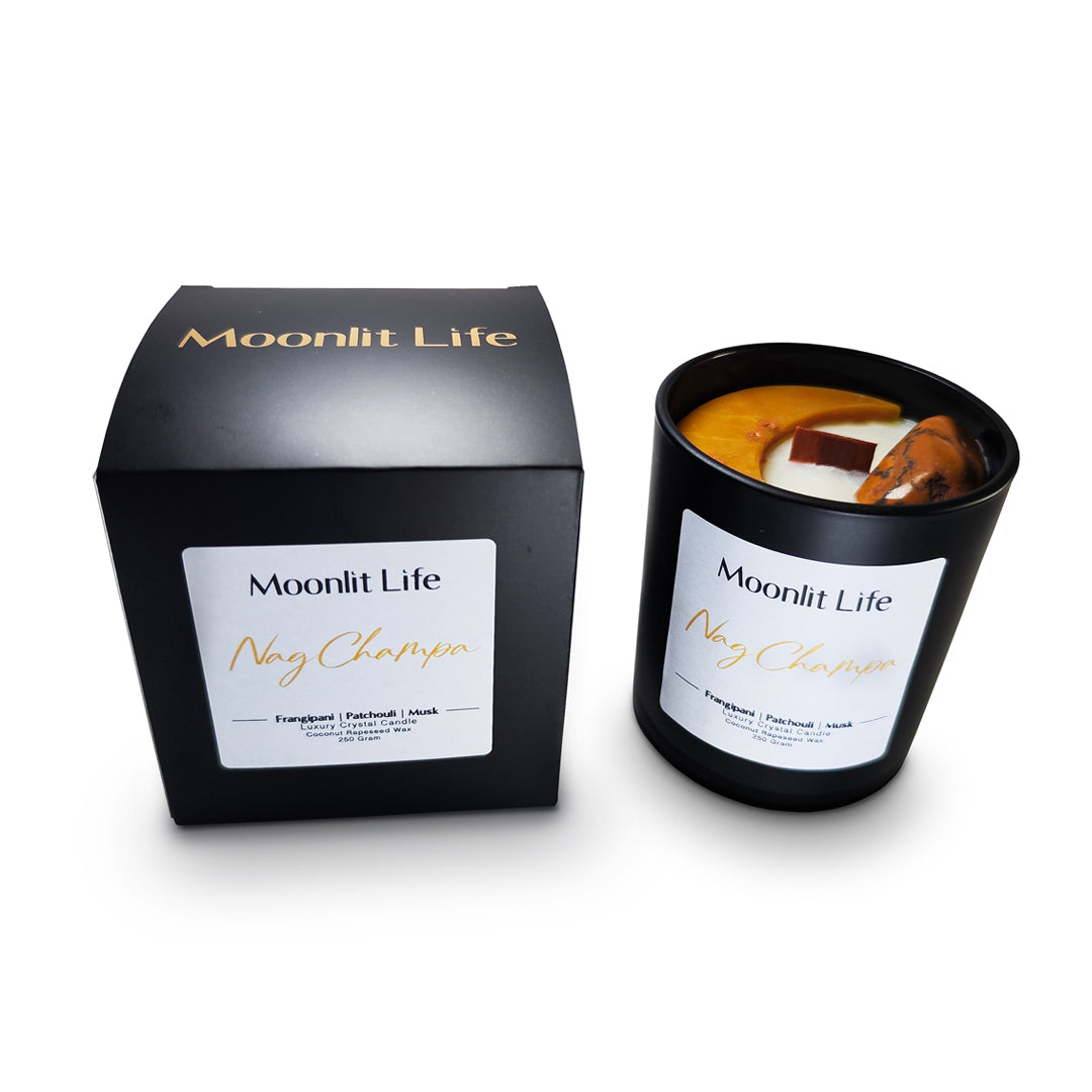 Nag Champa | Crystal Candle