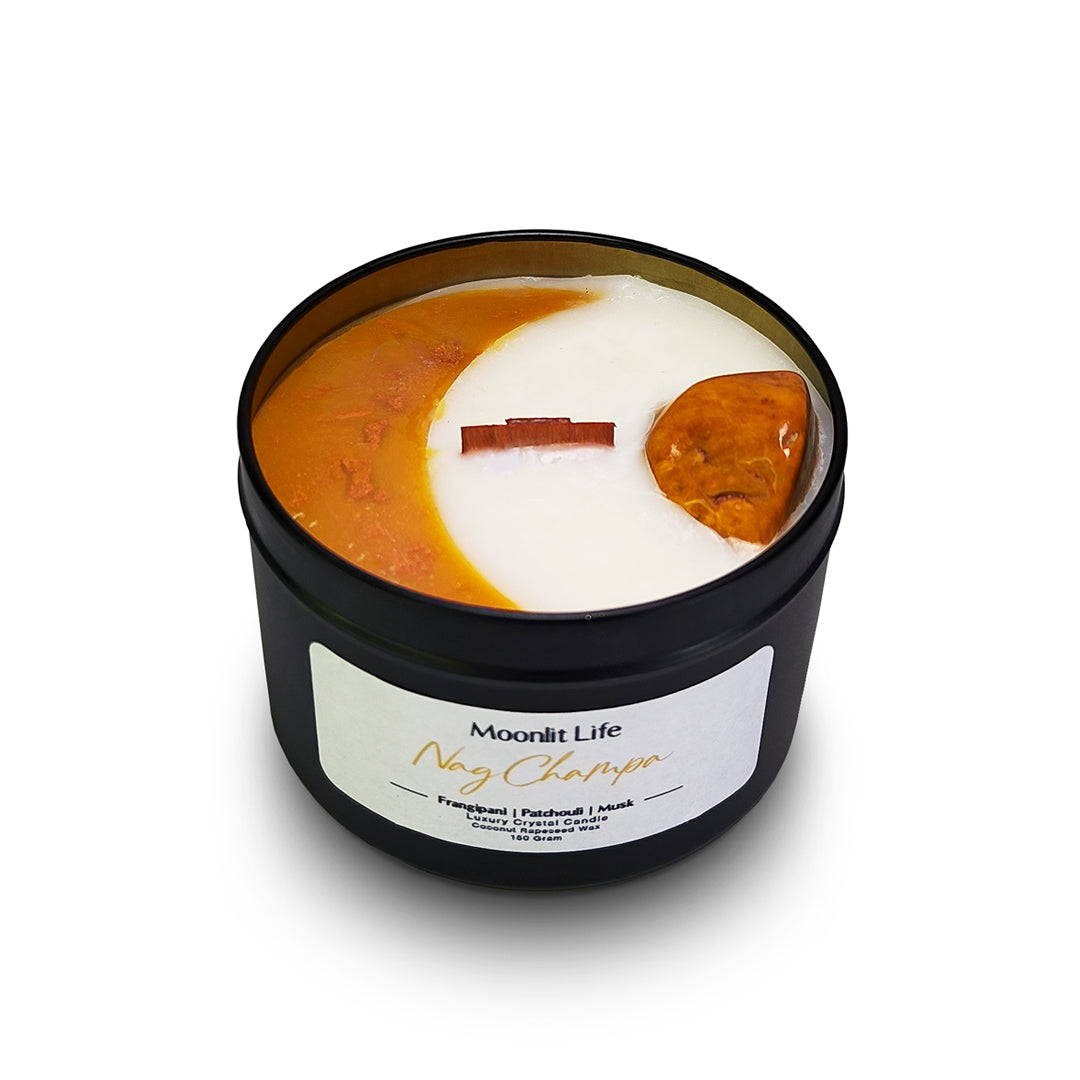Nag Champa | Crystal Candle
