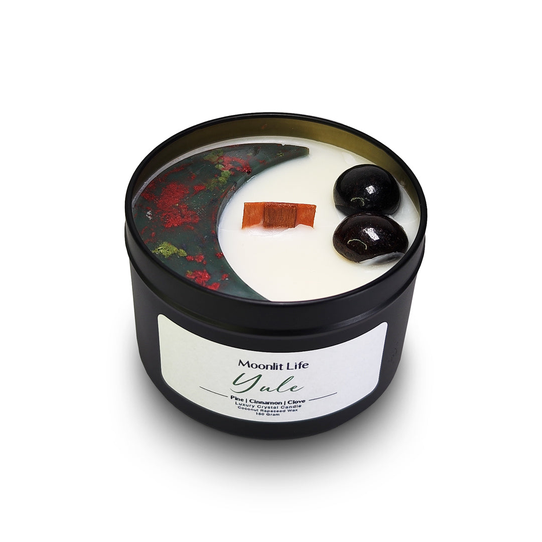 Yule | Crystal Candle